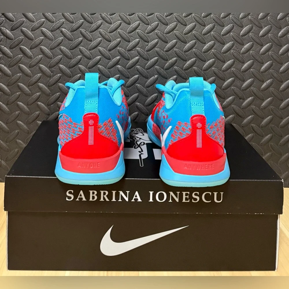 Nike Sabrina 2 Slurpee Red Blue Basketball FQ7376-400 GS Size 7Y Womens Size 8.5